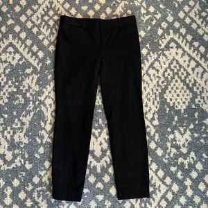 Black work trousers, banana republic, size 0S